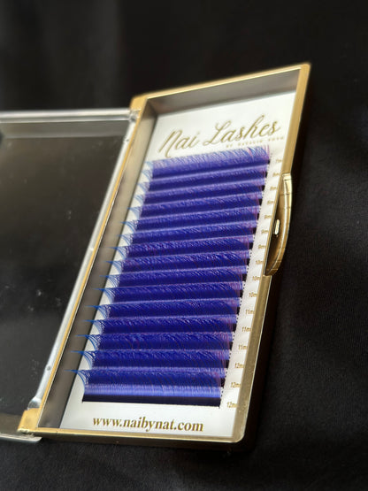 YY Lash Color Violeta y Azul