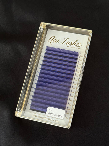YY Lash Color Violeta y Azul